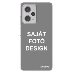 Átlátszó szilikon tok az alábbi mobiltelefonokra Xiaomi Redmi Note 12 Pro+ 5G - Saját fotó/motívum