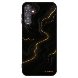 Fekete szilikon tok az alábbi mobiltelefonokra Samsung Galaxy A14 4G A145R - Thunder