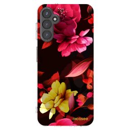 Átlátszó szilikon tok az alábbi mobiltelefonokra Samsung Galaxy A14 4G A145R - Dark Peonny