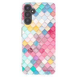 Átlátszó szilikon tok az alábbi mobiltelefonokra Samsung Galaxy A14 4G A145R - Colorful roof