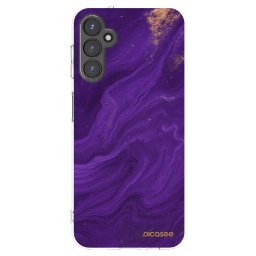 Átlátszó szilikon tok az alábbi mobiltelefonokra Samsung Galaxy A14 4G A145R - Purple