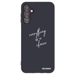Fekete szilikon tok az alábbi mobiltelefonokra Samsung Galaxy A14 5G A146P - Everything is a choice