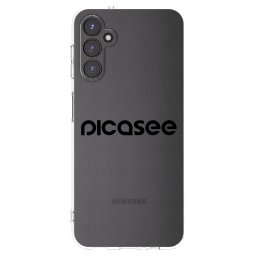 Átlátszó szilikon tok az alábbi mobiltelefonokra Samsung Galaxy A14 5G A146P - Picasee - new logo - black