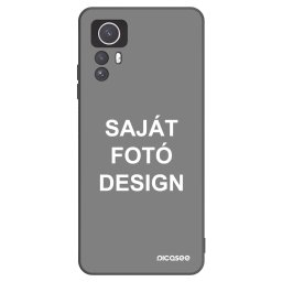 Fekete szilikon tok az alábbi mobiltelefonokra Xiaomi Redmi Note 12S - Saját fotó/motívum
