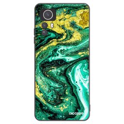 Fekete szilikon tok az alábbi mobiltelefonokra Xiaomi Redmi Note 12S - Green Gold