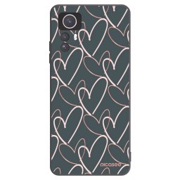 Fekete szilikon tok az alábbi mobiltelefonokra Xiaomi Redmi Note 12S - Lots of love