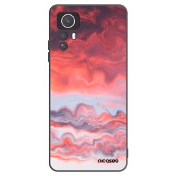 Fekete szilikon tok az alábbi mobiltelefonokra Xiaomi Redmi Note 12S - Sunset