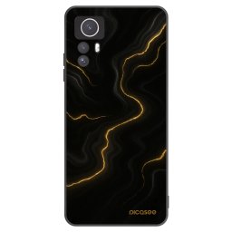 Fekete szilikon tok az alábbi mobiltelefonokra Xiaomi Redmi Note 12S - Thunder
