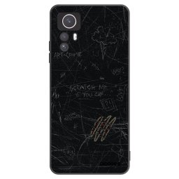 Fekete szilikon tok az alábbi mobiltelefonokra Xiaomi Redmi Note 12S - SCRATCH