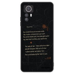 Fekete szilikon tok az alábbi mobiltelefonokra Xiaomi Redmi Note 12S - POET