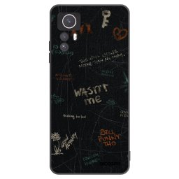 Fekete szilikon tok az alábbi mobiltelefonokra Xiaomi Redmi Note 12S - CONFESSION