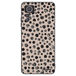 Fekete szilikon tok az alábbi mobiltelefonokra Xiaomi Redmi Note 12S - Dots