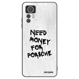 Fekete szilikon tok az alábbi mobiltelefonokra Xiaomi Redmi Note 12S - White Dollar