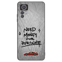 Fekete szilikon tok az alábbi mobiltelefonokra Xiaomi Redmi Note 12S - Grey Drift