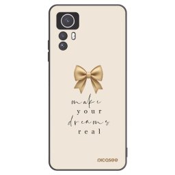 Fekete szilikon tok az alábbi mobiltelefonokra Xiaomi Redmi Note 12S - Golden Dream