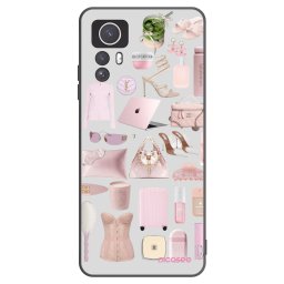 Fekete szilikon tok az alábbi mobiltelefonokra Xiaomi Redmi Note 12S - Glam Babe