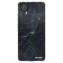 Átlátszó szilikon tok az alábbi mobiltelefonokra Xiaomi Redmi Note 12S - Black marble