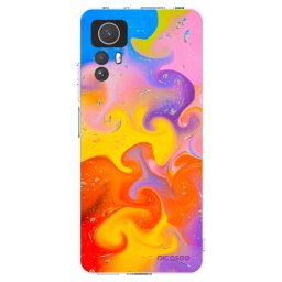 Átlátszó szilikon tok az alábbi mobiltelefonokra Xiaomi Redmi Note 12S - Bubbles