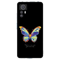 Átlátszó szilikon tok az alábbi mobiltelefonokra Xiaomi Redmi Note 12S - Diamanty Black