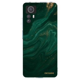Átlátszó szilikon tok az alábbi mobiltelefonokra Xiaomi Redmi Note 12S - Green