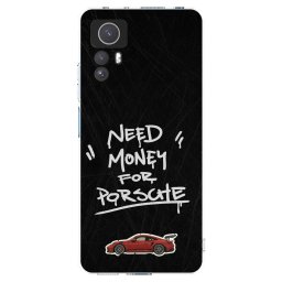 Átlátszó szilikon tok az alábbi mobiltelefonokra Xiaomi Redmi Note 12S - Dark Racer