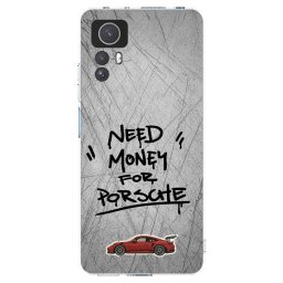 Átlátszó szilikon tok az alábbi mobiltelefonokra Xiaomi Redmi Note 12S - Grey Drift