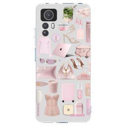 Átlátszó szilikon tok az alábbi mobiltelefonokra Xiaomi Redmi Note 12S - Glam Babe