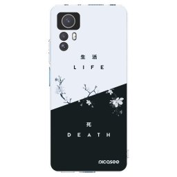 Átlátszó szilikon tok az alábbi mobiltelefonokra Xiaomi Redmi Note 12S - Life - Death