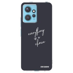 Átlátszó szilikon tok az alábbi mobiltelefonokra Xiaomi Redmi Note 12 4G - Everything is a choice