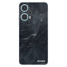 Átlátszó szilikon tok az alábbi mobiltelefonokra Xiaomi Poco F5 - Black marble