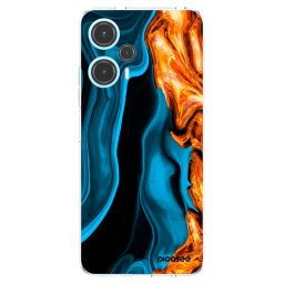 Átlátszó szilikon tok az alábbi mobiltelefonokra Xiaomi Poco F5 - Gold blue
