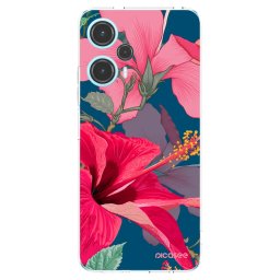 Átlátszó szilikon tok az alábbi mobiltelefonokra Xiaomi Poco F5 - Hibiscus
