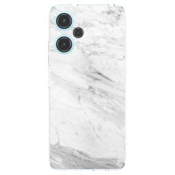 Átlátszó szilikon tok az alábbi mobiltelefonokra Xiaomi Poco F5 - White marble
