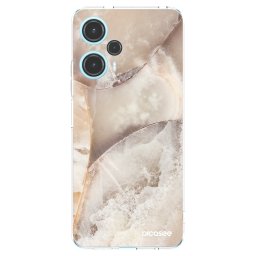 Átlátszó szilikon tok az alábbi mobiltelefonokra Xiaomi Poco F5 - Cream marble