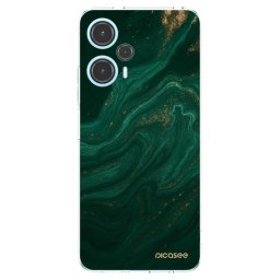 Átlátszó szilikon tok az alábbi mobiltelefonokra Xiaomi Poco F5 - Green