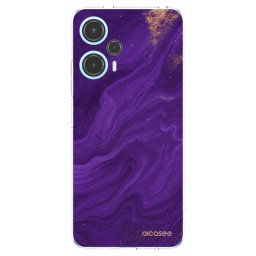 Átlátszó szilikon tok az alábbi mobiltelefonokra Xiaomi Poco F5 - Purple