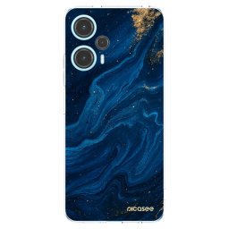Átlátszó szilikon tok az alábbi mobiltelefonokra Xiaomi Poco F5 - Blue
