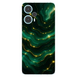 Átlátszó szilikon tok az alábbi mobiltelefonokra Xiaomi Poco F5 - Emerald