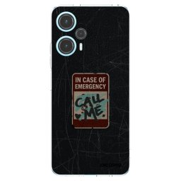 Átlátszó szilikon tok az alábbi mobiltelefonokra Xiaomi Poco F5 - EMERGENCY