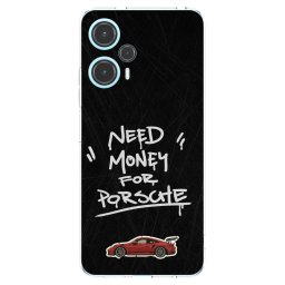 Átlátszó szilikon tok az alábbi mobiltelefonokra Xiaomi Poco F5 - Dark Racer
