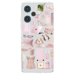 Átlátszó szilikon tok az alábbi mobiltelefonokra Xiaomi Poco F5 - Glam Babe