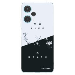 Átlátszó szilikon tok az alábbi mobiltelefonokra Xiaomi Poco F5 - Life - Death