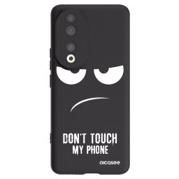 Fekete szilikon tok az alábbi mobiltelefonokra Honor 90 5G - Don't Touch My Phone