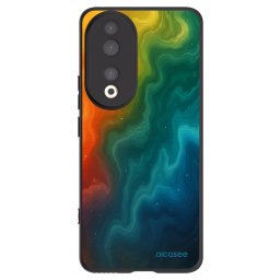 Fekete szilikon tok az alábbi mobiltelefonokra Honor 90 5G - Solar