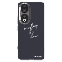 Átlátszó szilikon tok az alábbi mobiltelefonokra Honor 90 5G - Everything is a choice