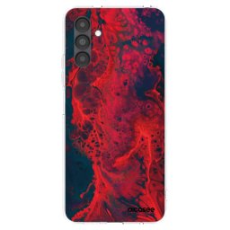 Átlátszó szilikon tok az alábbi mobiltelefonokra Samsung Galaxy A04s A047F - Organic red