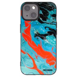 Fekete szilikon tok az alábbi mobiltelefonokra Apple iPhone 15 - Blue Magma