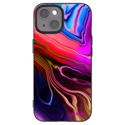 Fekete szilikon tok az alábbi mobiltelefonokra Apple iPhone 15 - Electric