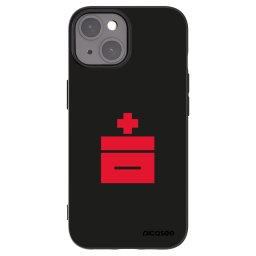 Fekete szilikon tok az alábbi mobiltelefonokra Apple iPhone 15 - Le Plastenciaga