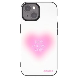 Fekete szilikon tok az alábbi mobiltelefonokra Apple iPhone 15 - Rich Energy
